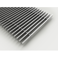 Rullerist - Aluminium - 18 x 5 x 425 mm ( pr. lb. m. )